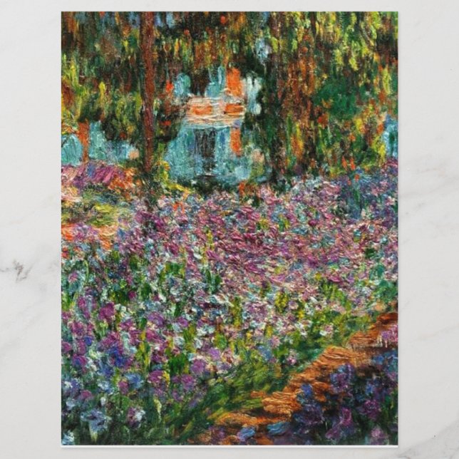 Monet The Artist's Garden Briefbogen (Vorderseite)