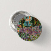 Monet The Artist's Garden Button (Vorne & Hinten)