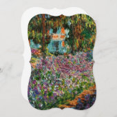 Monet The Artist's Garden Einladung (Vorne/Hinten)