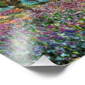 Monet The Artist's Garden Fotodruck (Ecke)