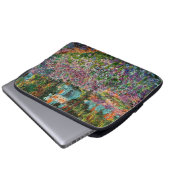 Monet The Artist's Garden Laptopschutzhülle (Vorne Knopf)