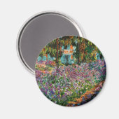 Monet The Artist's Garden Magnet (Vorderseite/Rückseite)
