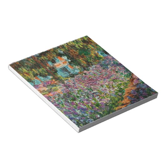 Monet The Artist's Garden Notizblock (angewinkelt)