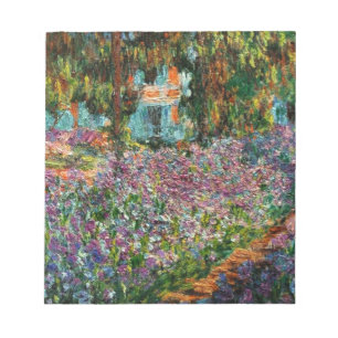 Monet The Artist's Garden  Notizblock