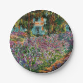 Monet The Artist's Garden  Pappteller (Vorderseite)