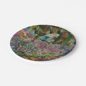 Monet The Artist's Garden Pappteller (Schrägansicht)