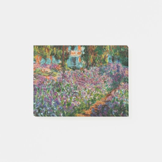 Monet The Artist's Garden Post-it Klebezettel (Vorderseite)