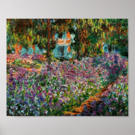 Monet The Artist's Garden Poster