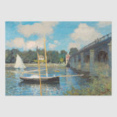Monet - The Bridge at Argenteuilt Decoupage Seidenpapier (Vorderseite)