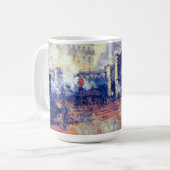 Monet - The Bridge of Europe, Saint Lazare Station Kaffeetasse (Vorderseite Links)