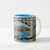 Monet - The Bridge over the Seine, Zweifarbige Tasse (VorderseiteRechts)