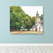 Monet - The Chapel Notre-Dame artwork, Leinwanddruck (Insitu (Holzboden))