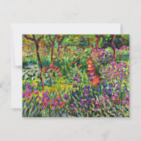 Monet - The Iris Garden at Giverny