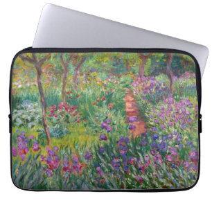 Monet "The Iris Garden at Giverny" Laptopschutzhülle