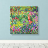 Monet "The Iris Garden at Giverny" Leinwanddruck (Insitu (Holzboden))