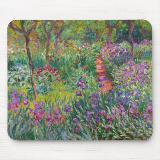 Monet "The Iris Garden at Giverny" Mousepad (Vorne)