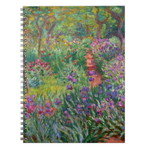 Monet "The Iris Garden at Giverny" Notizblock