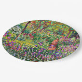 Monet - The Iris Garden at Giverny Paper Tellers Pappteller (Schrägansicht)