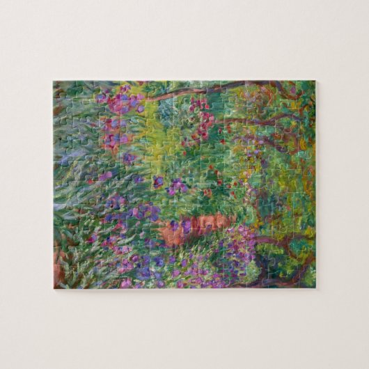 Monet "The Iris Garden at Giverny" Puzzle (Horizontal)