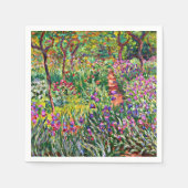 Monet - The Iris Garden at Giverny Serviette (Vorderseite)