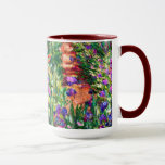 Monet - The Iris Garden at Giverny Tasse<br><div class="desc">Claude Monet,  The Iris Garden at Giverny,  Kaffeemaschine Tasse.</div>