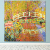 Monet - The Japanese Bridge, 1896, Leinwanddruck (Insitu (Holzboden))