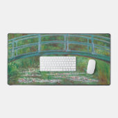 Monet The Japanese Foot Bridge Large Computer Schreibtischunterlage (Tastatur & Maus)