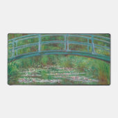 Monet The Japanese Foot Bridge Large Computer Schreibtischunterlage (Vorderseite)