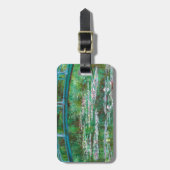 Monet The Japanese Footbridge Fine Art Gepäckanhänger (Vorderseite vertikal)