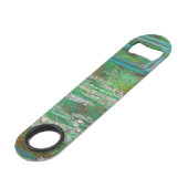 Monet The Japanese Footbridge Speedflaschenöffner (Rückseite Schrägansicht)