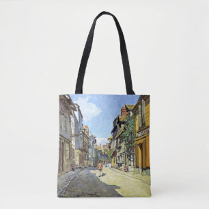 Monet - The La Rue Bavolle at Honfleur Tasche