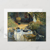 Monet - The Luncheon Postkarte (Vorne/Hinten)