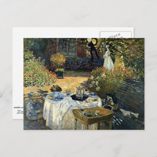Monet - The Luncheon Postkarte (Vorne/Hinten)