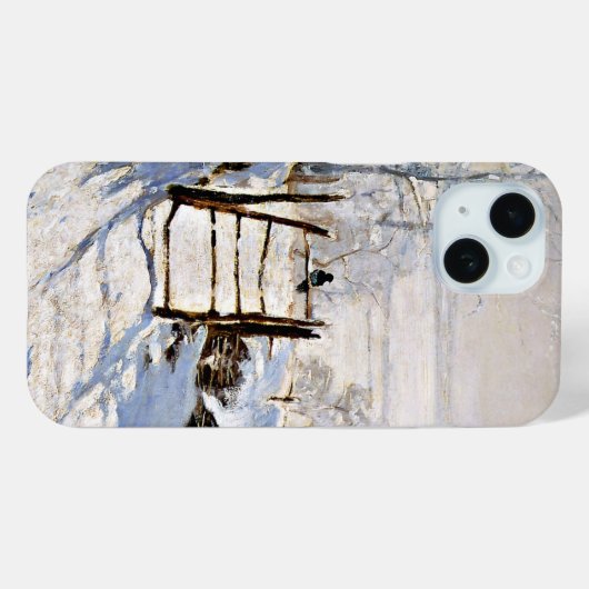 Monet, The Magpie, Case-Mate iPhone Hülle (Rückseite (Horizontal))