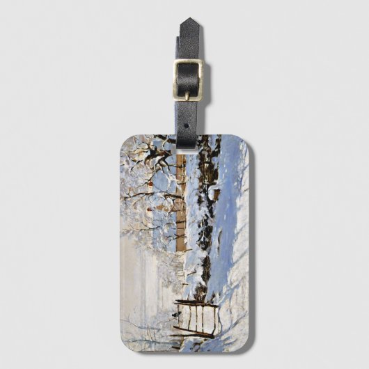 Monet - The Magpie Gepäckanhänger (Vorderseite Vertikal)