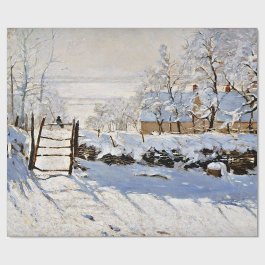 Monet - The Magpie Geschenkpapier (Flach)