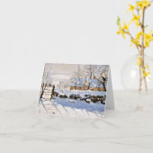 Monet - The Magpie Karte (Gelbe Blume)