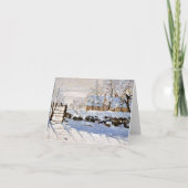 Monet - The Magpie Karte (Vorderseite)