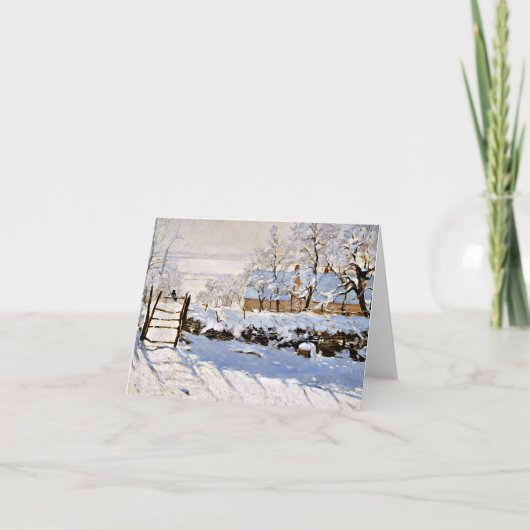 Monet - The Magpie Karte (Vorderseite)