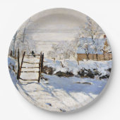 Monet - The Magpie Pappteller (Vorderseite)