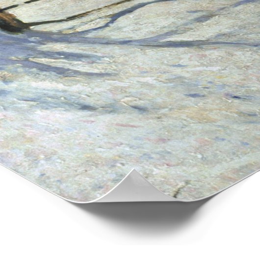 Monet - The Magpie Poster (Ecke)