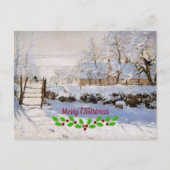 Monet - The Magpie Postkarte (Vorderseite)