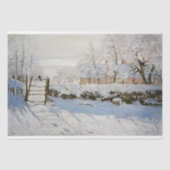 Monet - The Magpie (Winter Szene) Dekoupage Seidenpapier (Vorderseite)
