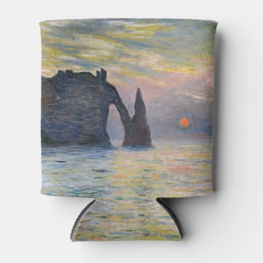 Monet - The Manneport, Cliff at Etretat, Sunset Dosenkühler (Vorderseite)
