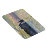 Monet - The Manneport, Cliff at Etretat, Sunset Magnet (Rechte Seite)