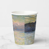Monet - The Manneport, Cliff at Etretat, Sunset Pappbecher (Links)