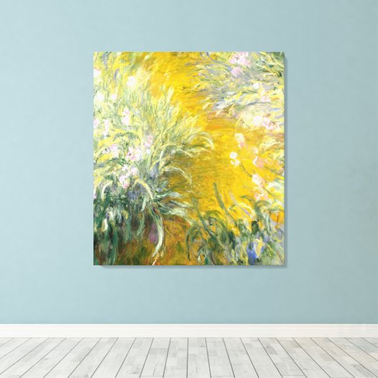Monet,The Path through the Irises Leinwanddruck (Insitu (Holzboden))