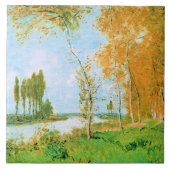 Monet - The Spring in Argenteuil, Fliese (Vorderseite)