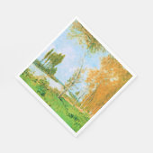 Monet - The Spring in Argenteuil, Serviette (Ecke)