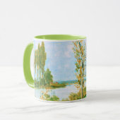 Monet - The Spring in Argenteuil, Tasse (Vorderseite Links)